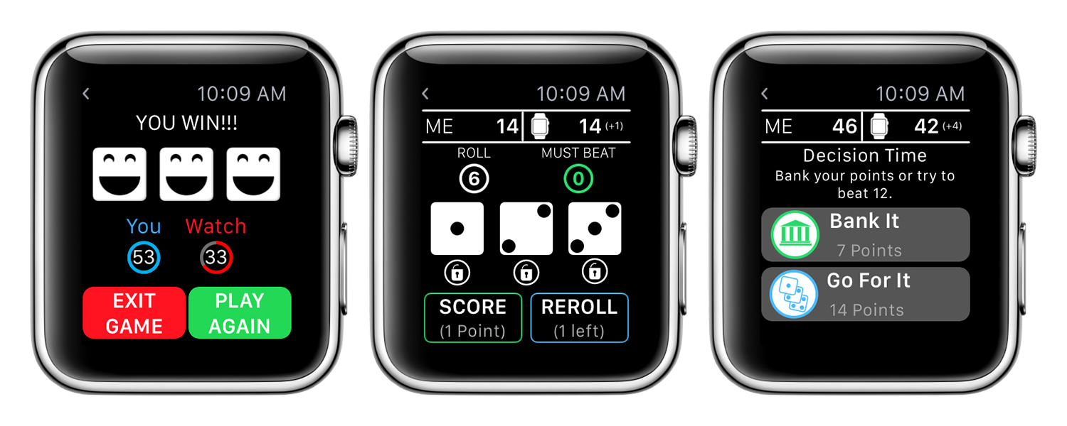 One More Roll - Apple Watch Game